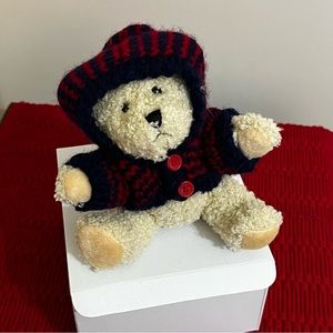 Hugfun bear w gift box - new, vintage